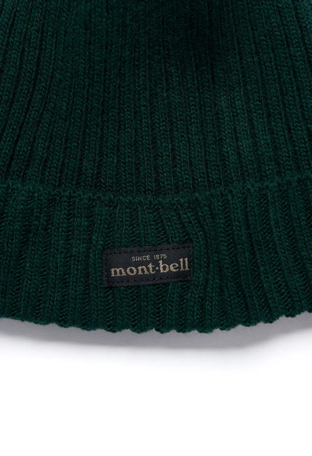 Montbell Light Rib Knit Watch Cap - Dark Green