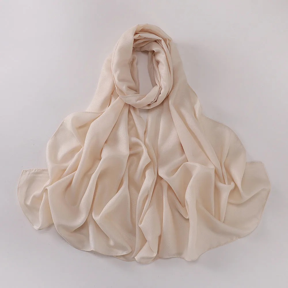 MSL328 Pure color diamond chiffon long scarf scarf wholesale