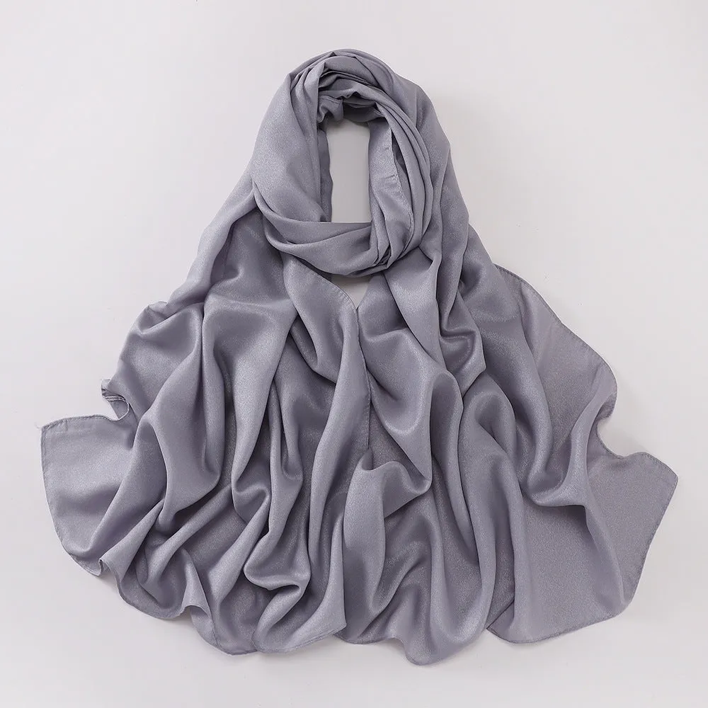 MSL328 Pure color diamond chiffon long scarf scarf wholesale