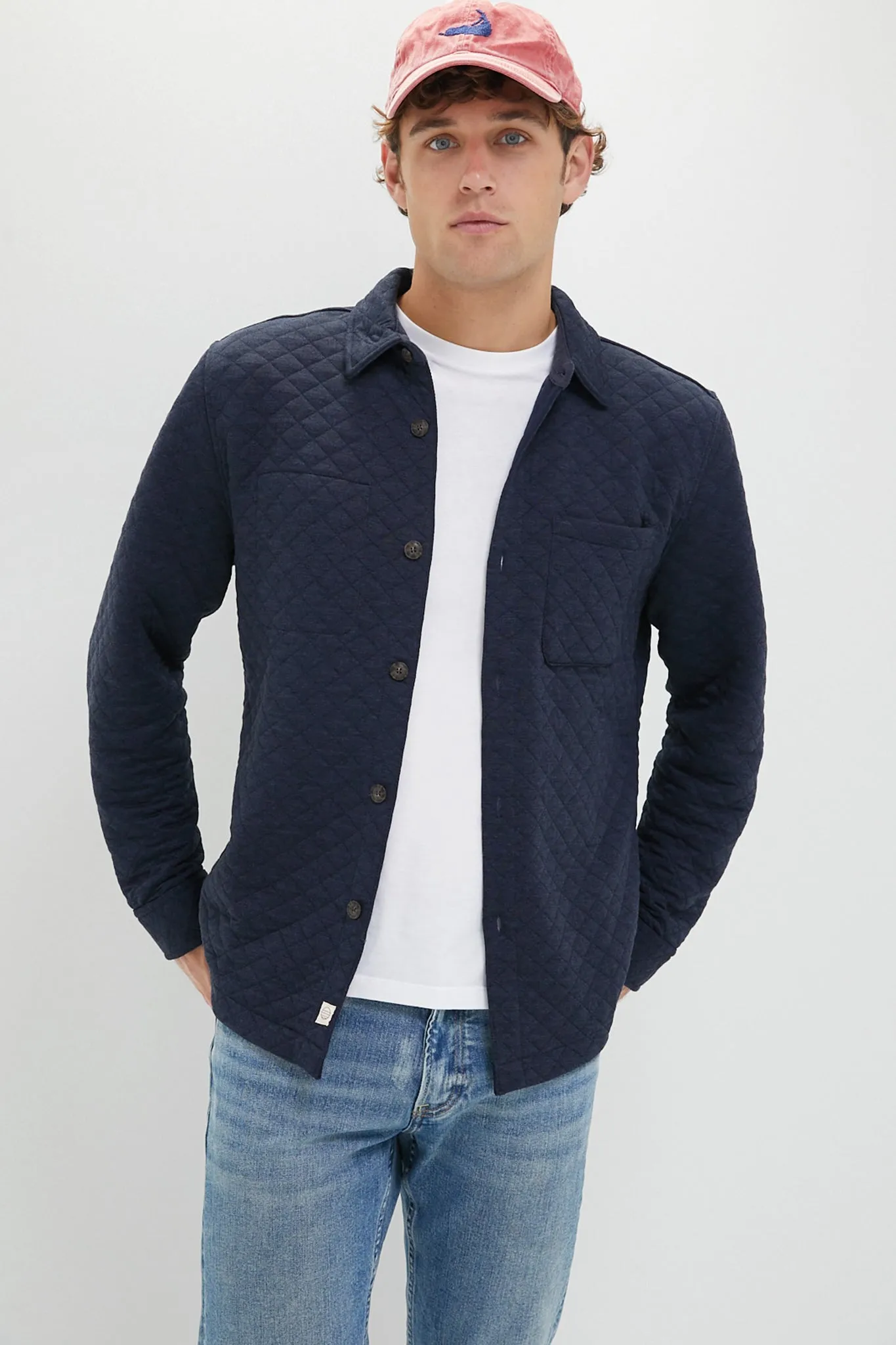 Navy Heavyweight Corbet Overshirt