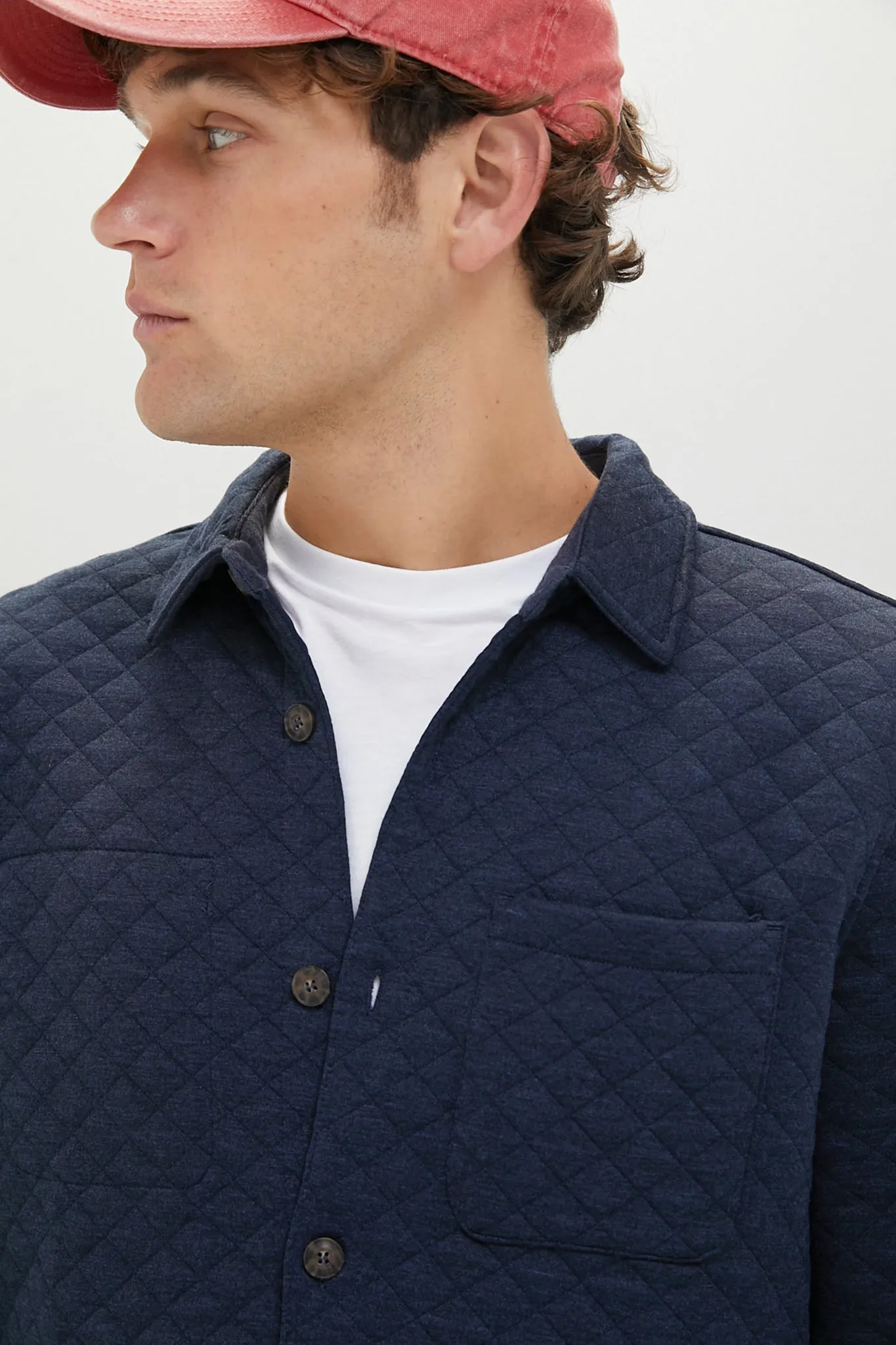 Navy Heavyweight Corbet Overshirt