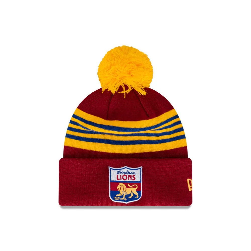 New Era Beanie AFL 2024 Heritage Team Brisbane Lions