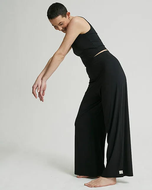 OH OH OM Wide Leg Pants Black