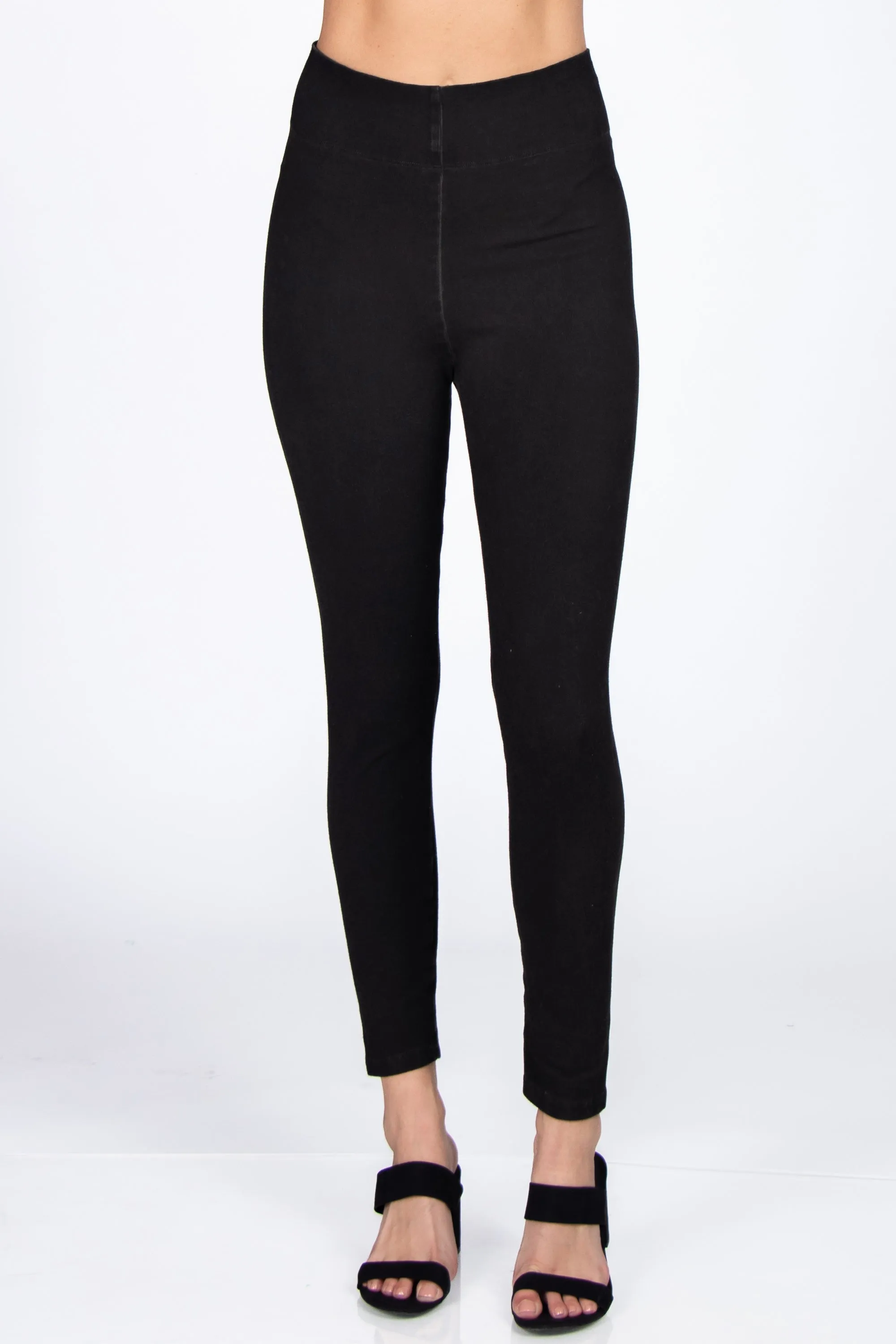 Oil-Washed Cotton Stretch Leggings