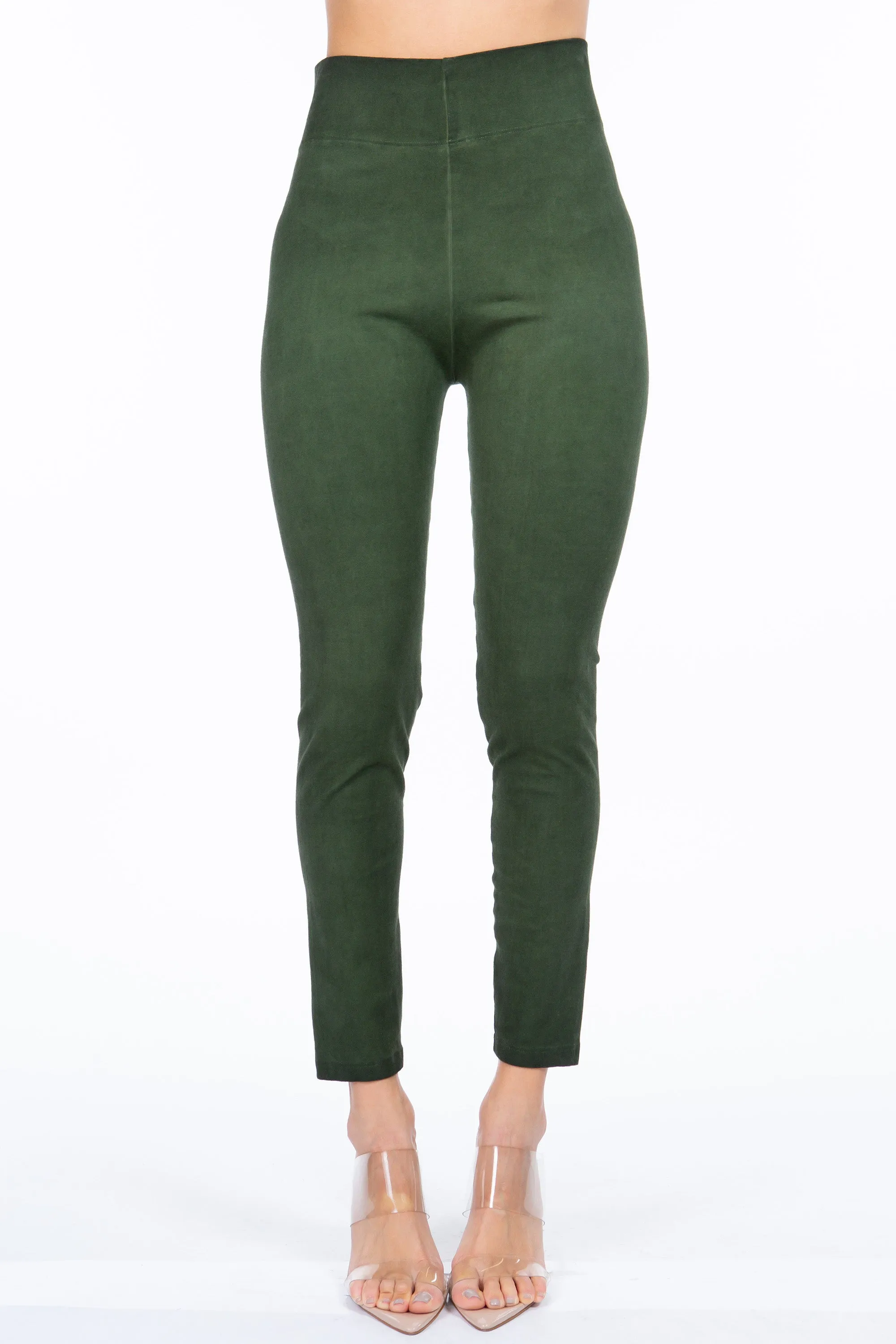 Oil-Washed Cotton Stretch Leggings