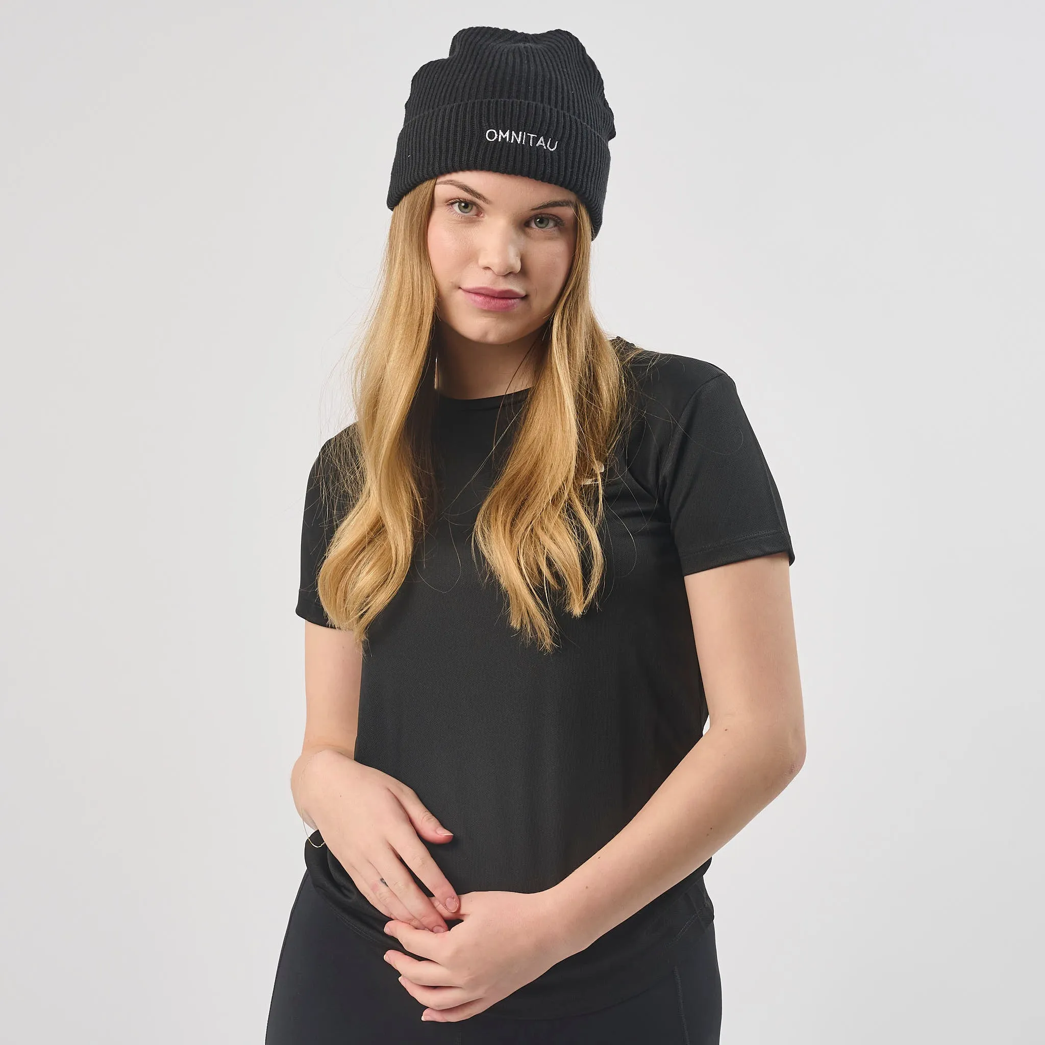 Omnitau Unisex Organic Cotton Pimlico Beanie - Black