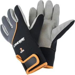 Open Box Cressi Tropical 2mm Scuba Dive Gloves-XLG