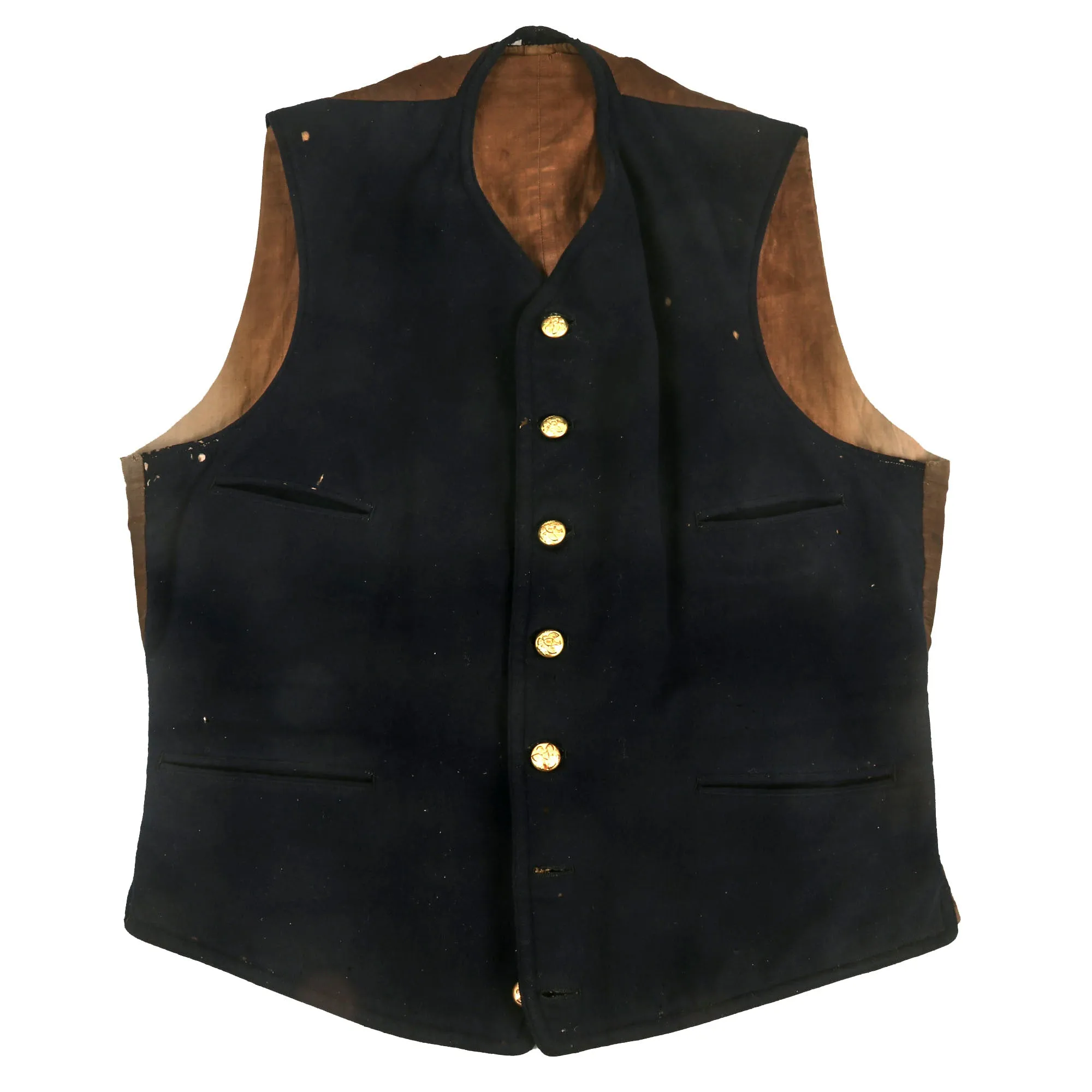 Original U.S. Indian Wars Soldier Vest with Model 1874 Buttons