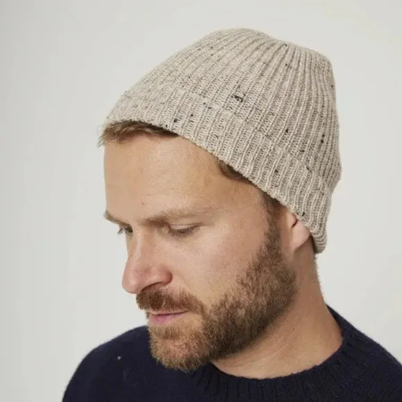 PEREGRINE - Porter Ribbed Beanie - Merino Wool - Oatmeal