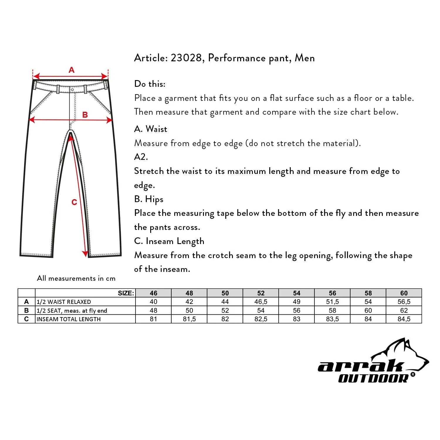 Performance Pants Men (Gray)