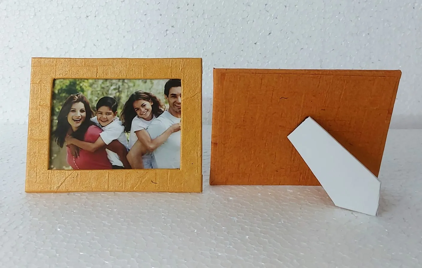 Photo Frame 3.5x5 Inch Hand Made Paper Eco friendly colours May vary No Glass (10 Pcs)