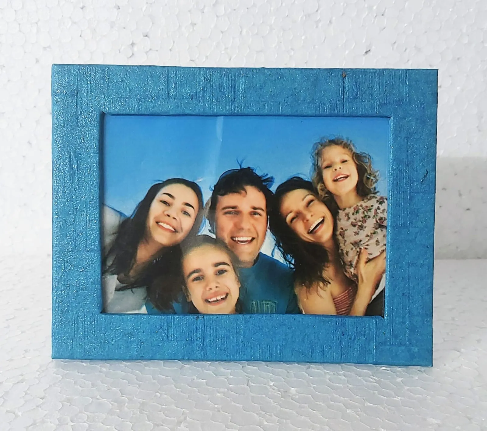 Photo Frame 3.5x5 Inch Hand Made Paper Eco friendly colours May vary No Glass (10 Pcs)