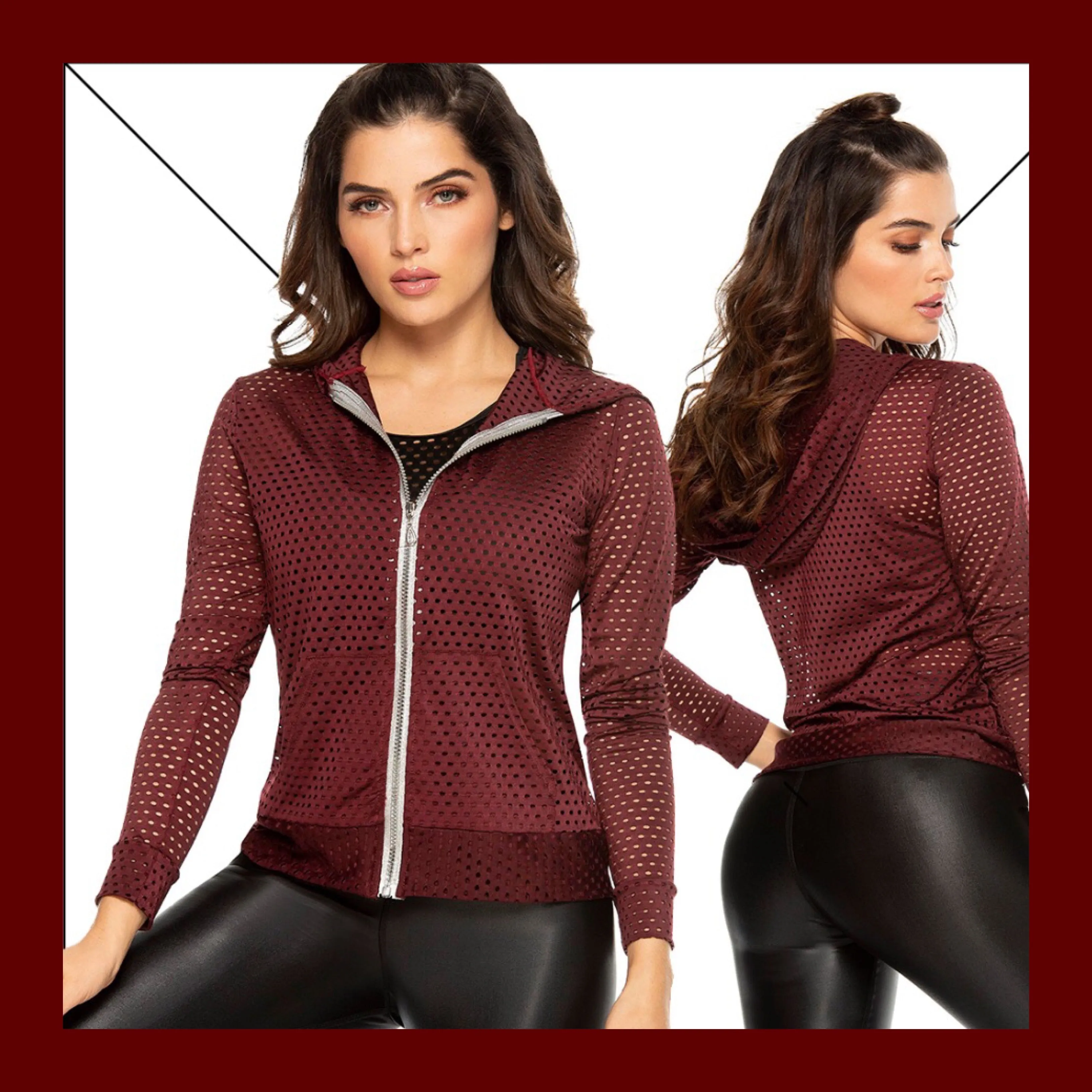 Pinera Workout lightweight mesh long sleeve Jacket