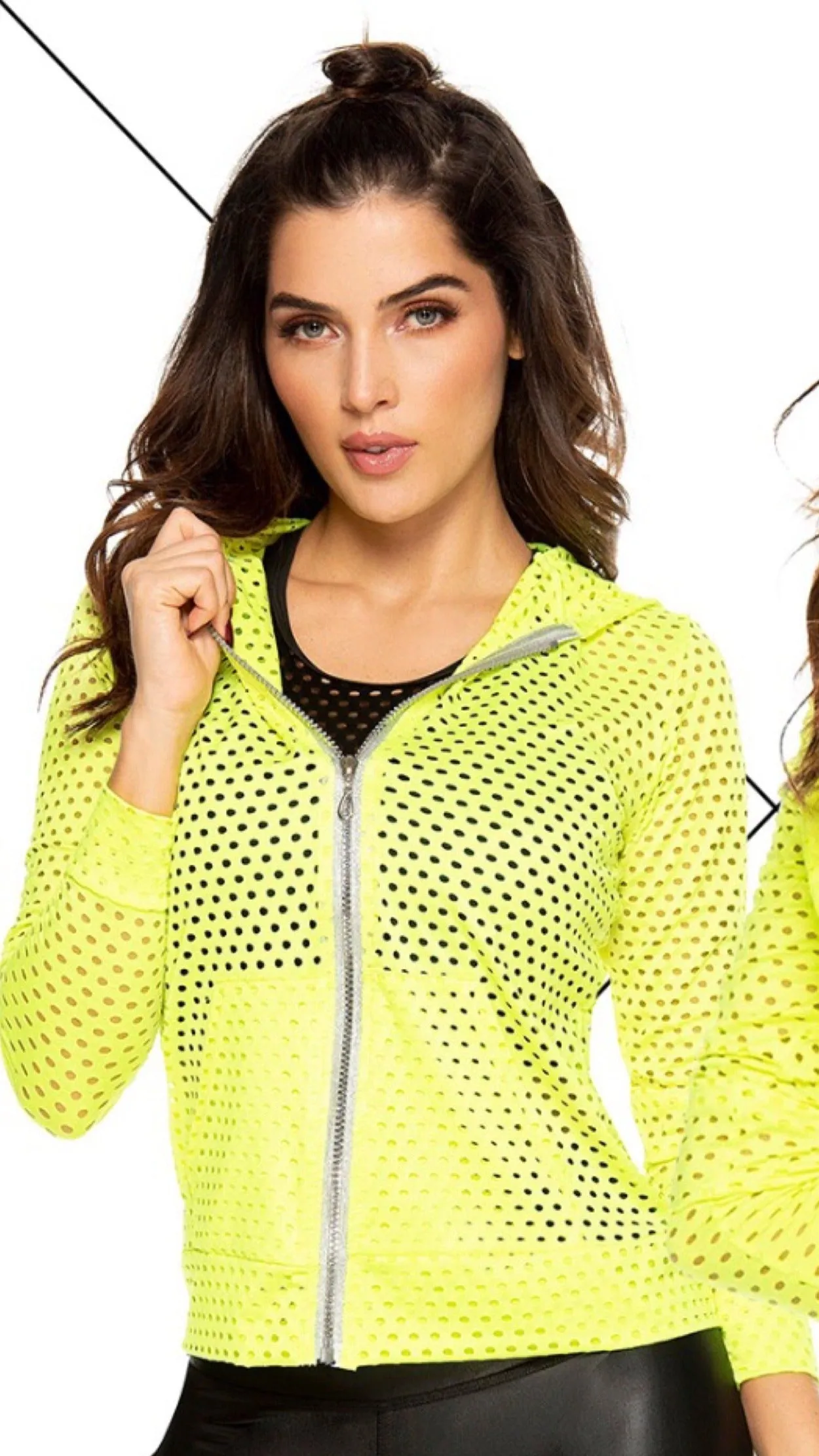 Pinera Workout lightweight mesh long sleeve Jacket