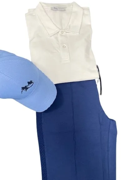 Polo T-Shirt, Bermuda Short and Hat Set (3-Piece)