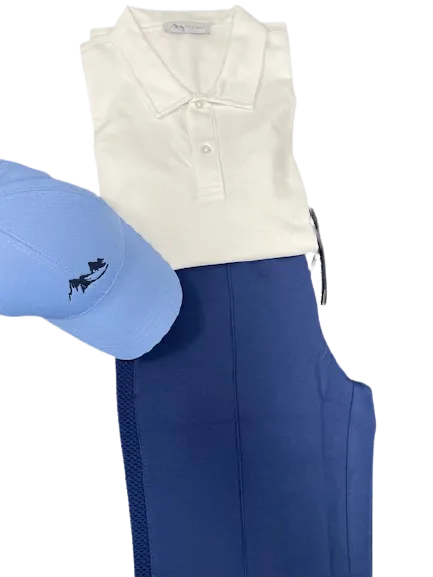 Polo T-Shirt, Bermuda Short and Hat Set (3-Piece)