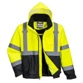 PORTWEST® Hi Vis 2 In 1 Waterproof Winter Bomber Jacket - ANSI Class 3 - US364