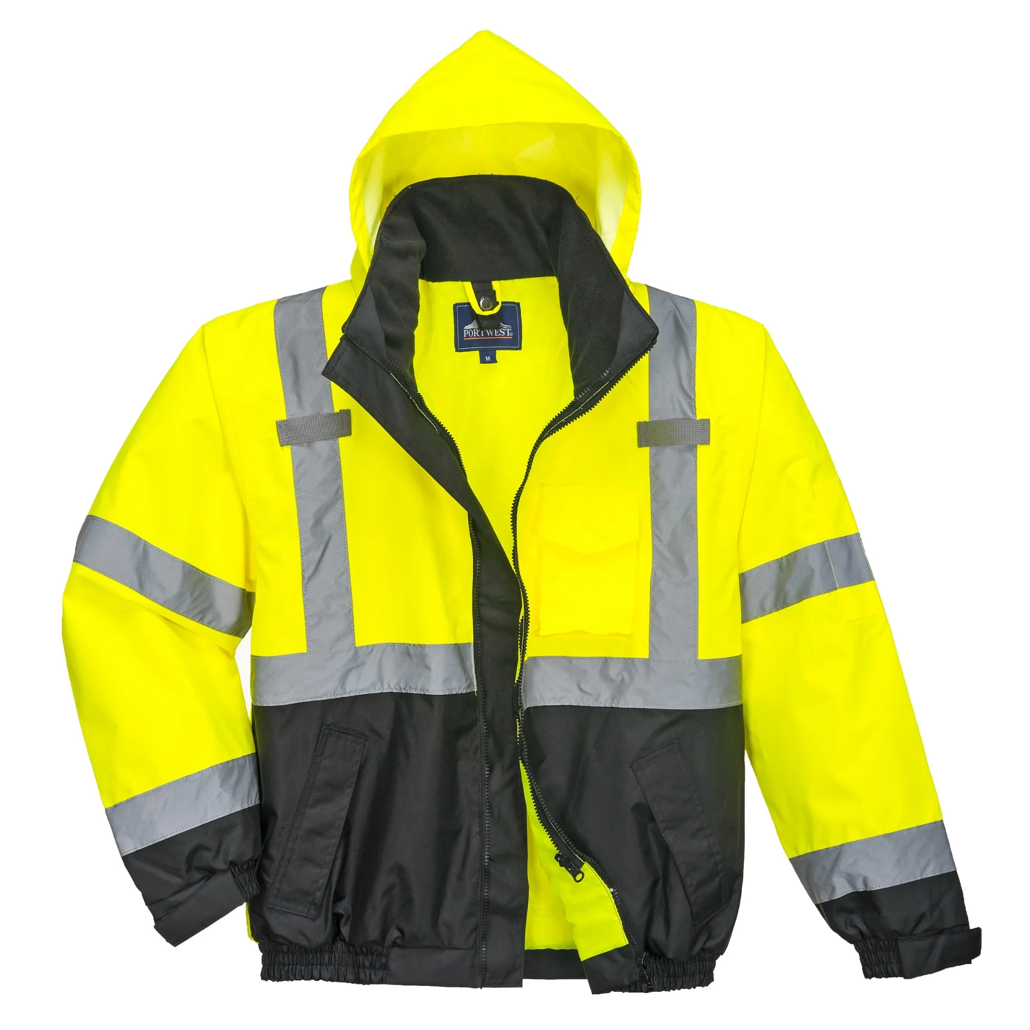 PORTWEST® Hi Vis Premium 3-IN-1 Bomber Jacket - ANSI Class 3 - US365