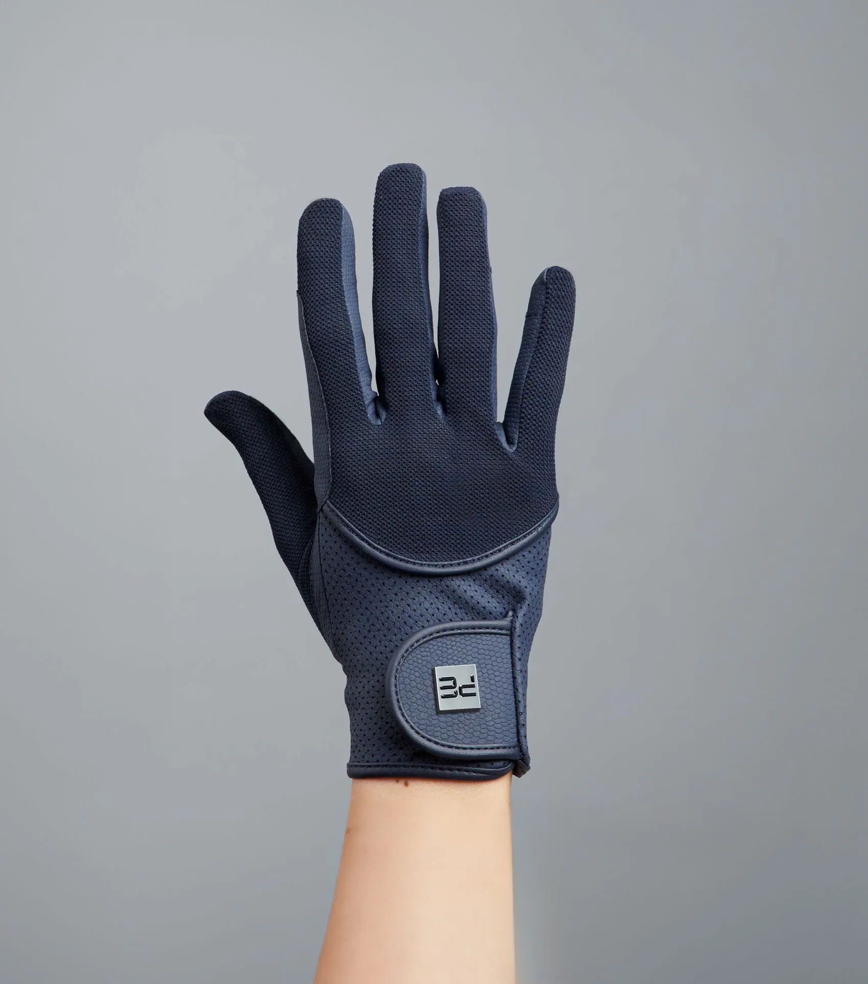 Presa Junior Mesh Riding Gloves Navy