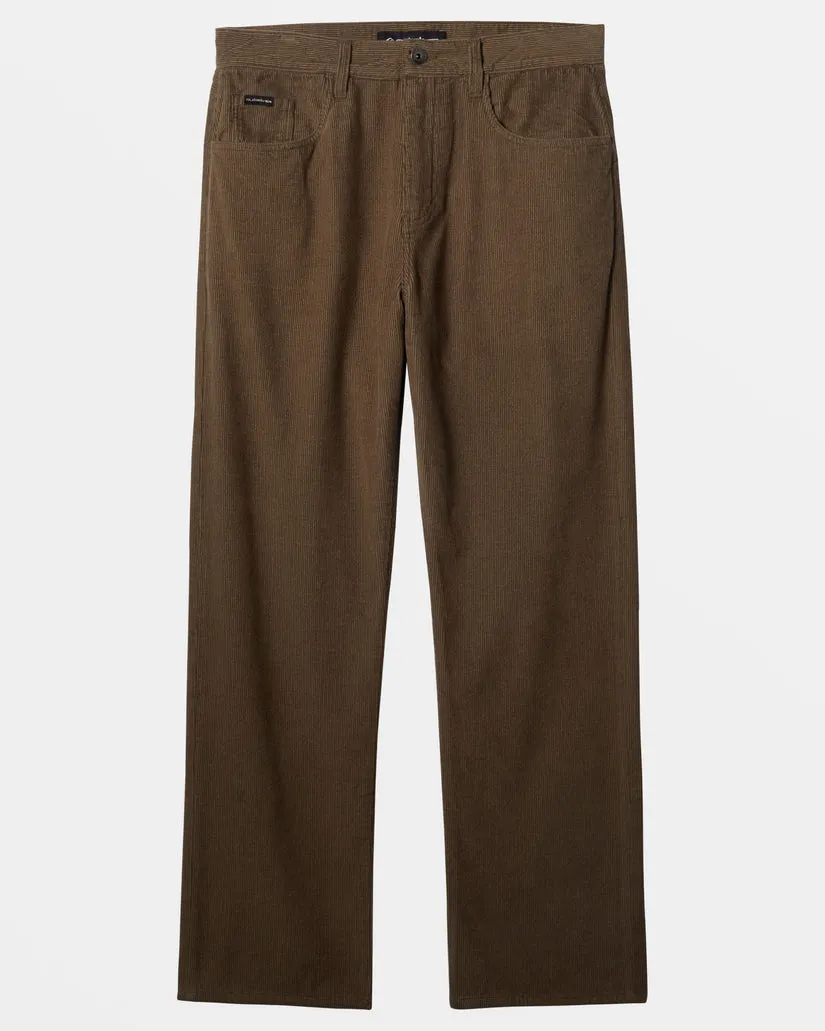 Quiksilver Landers Cord Pants-Canteen