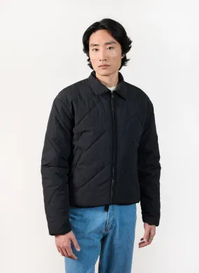 Quilted Jacket | Internal Pockets | Black