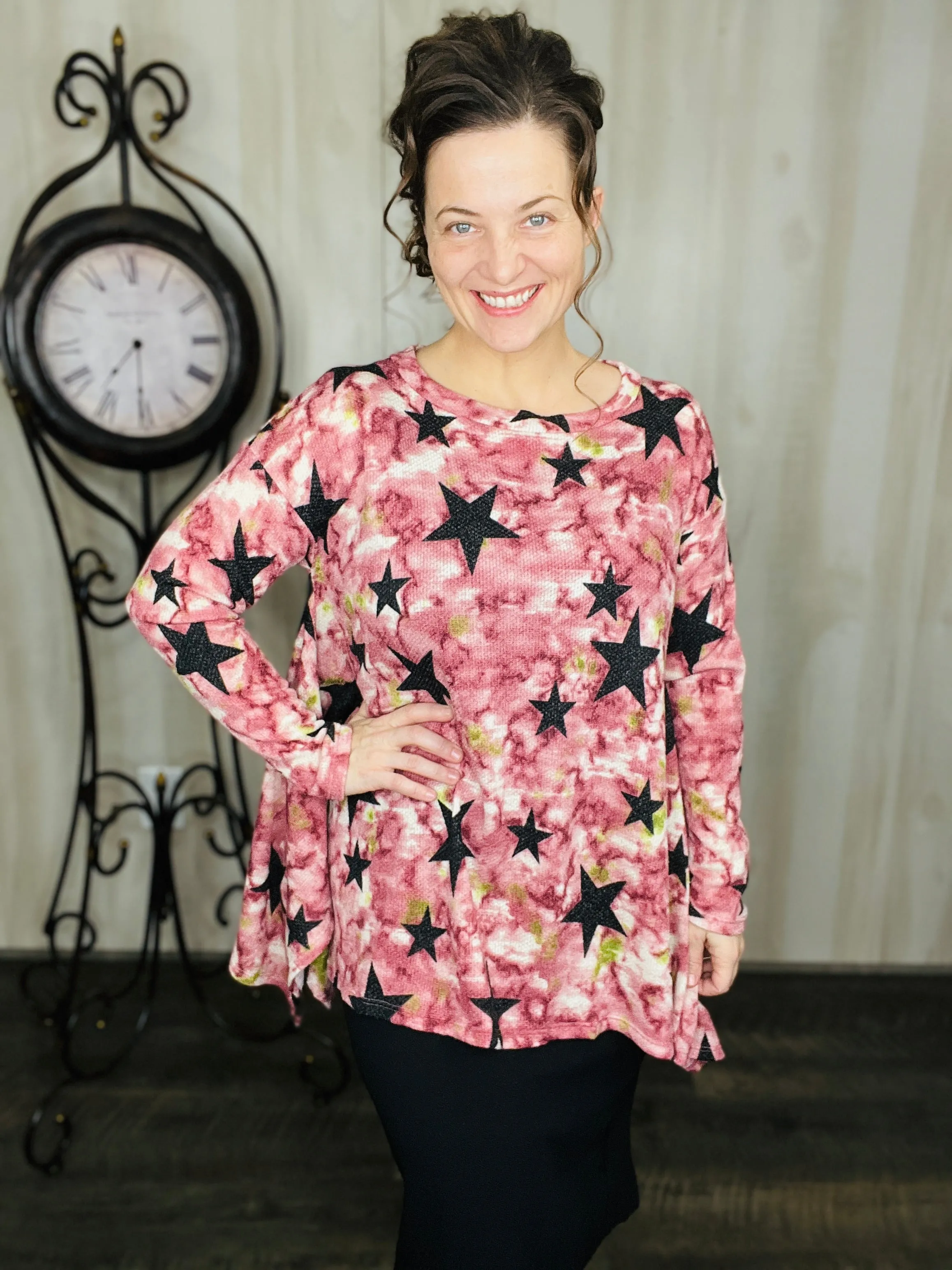 "Oh My Stars" Sweater Tunic