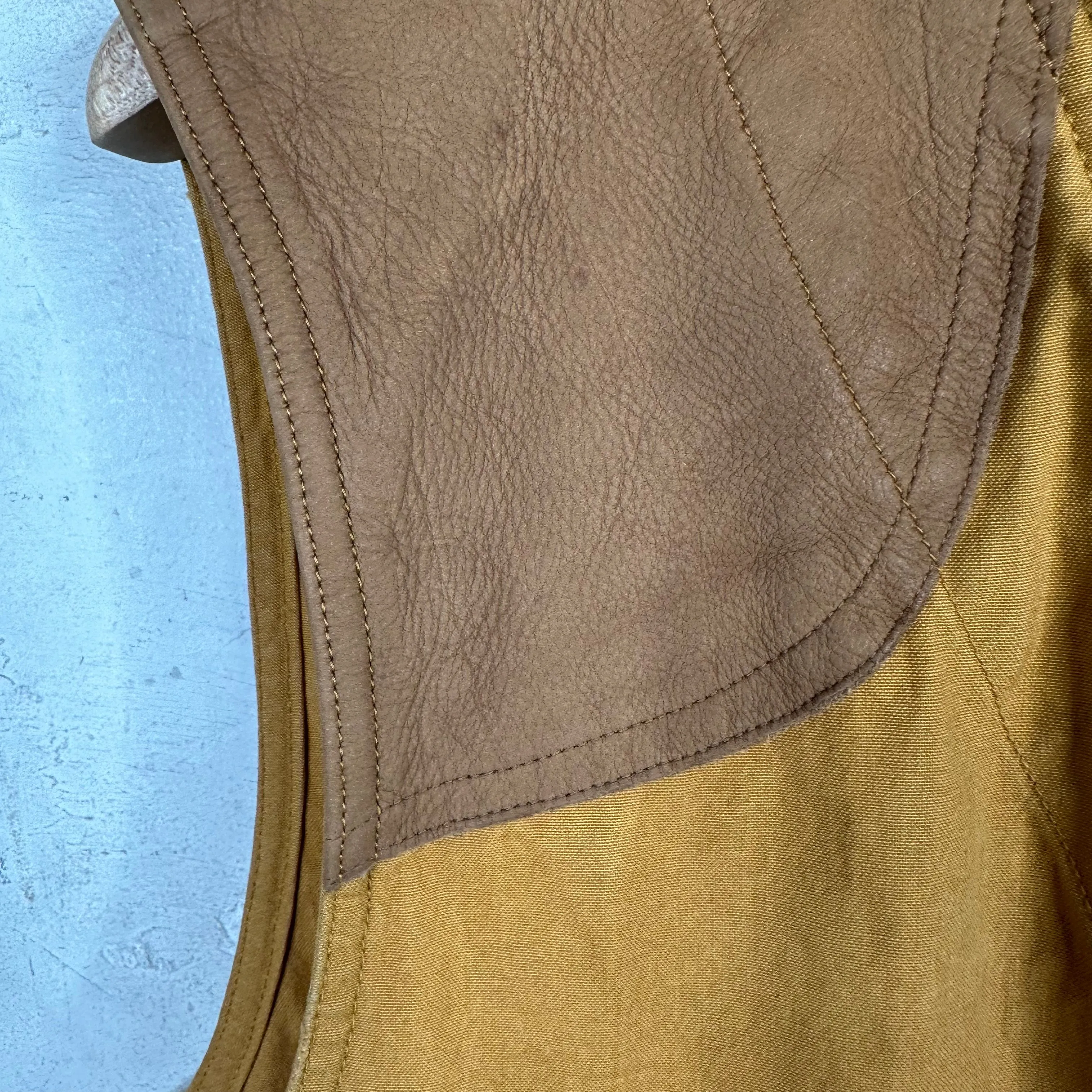 Ralph Lauren Leather Paneled Vest