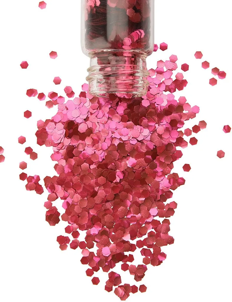 RED BIODEGRADABLE GLITTER