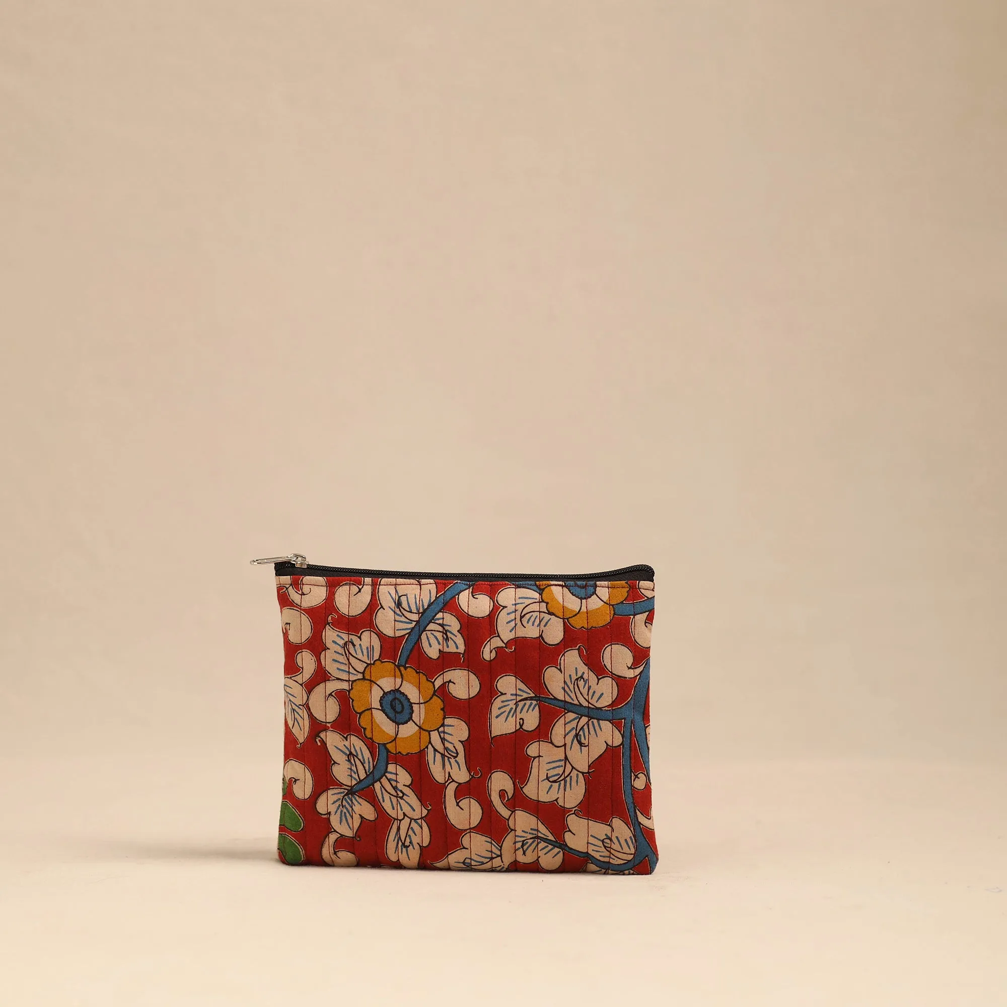 Red - Handmade Cotton Utility Pouches (Set of 3) 04