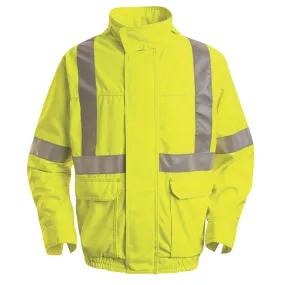 Red Kap Hi-Visibility Bomber - Class 2 Level 2 JY38 - Fluorescent Yellow / Green