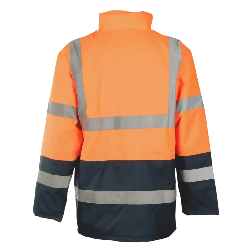 Reflective Hi-vis 2-Tone freezer winter traffic jackets