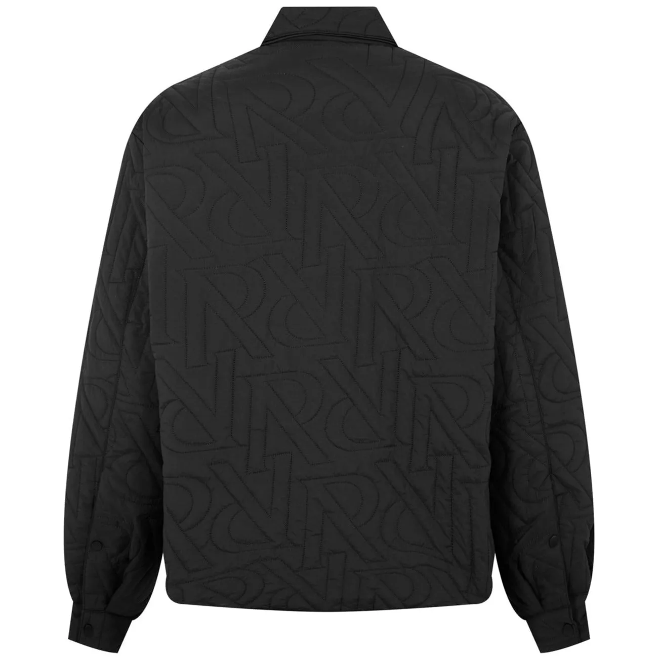 Represent Black Quilted Overshirt