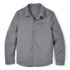 Reversible Insulated Shirt Jacket in Slate