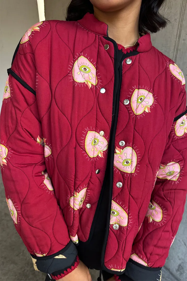 Reversible Mystical Quilted Jacket