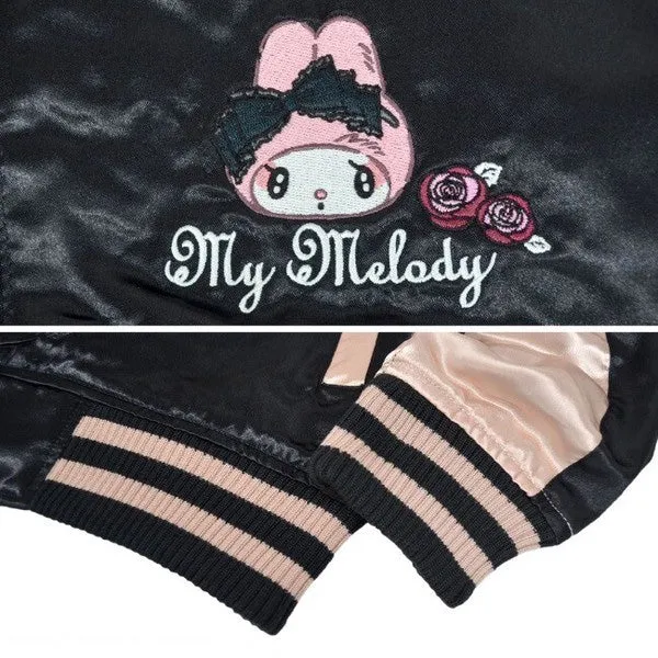 Sanrio - My Melody Sukajan Bomber Jacket (Black)