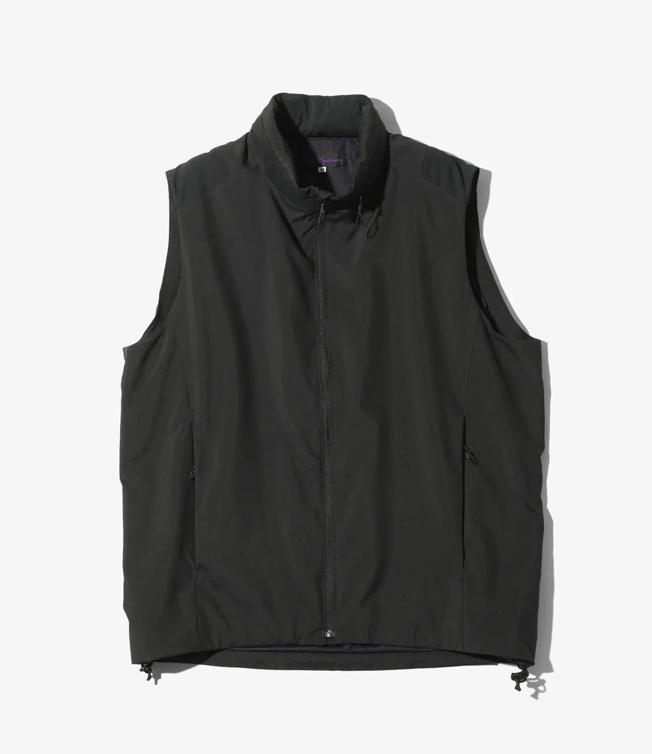 SB Vest – Black Poly Brushed Taffeta