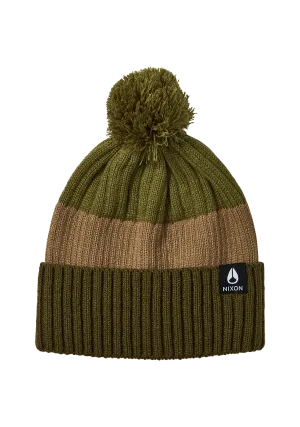 Schrader Pom Beanie - Olive / Multi