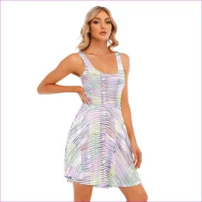 Scribbled Women's & Teen's Tank Vest Dress