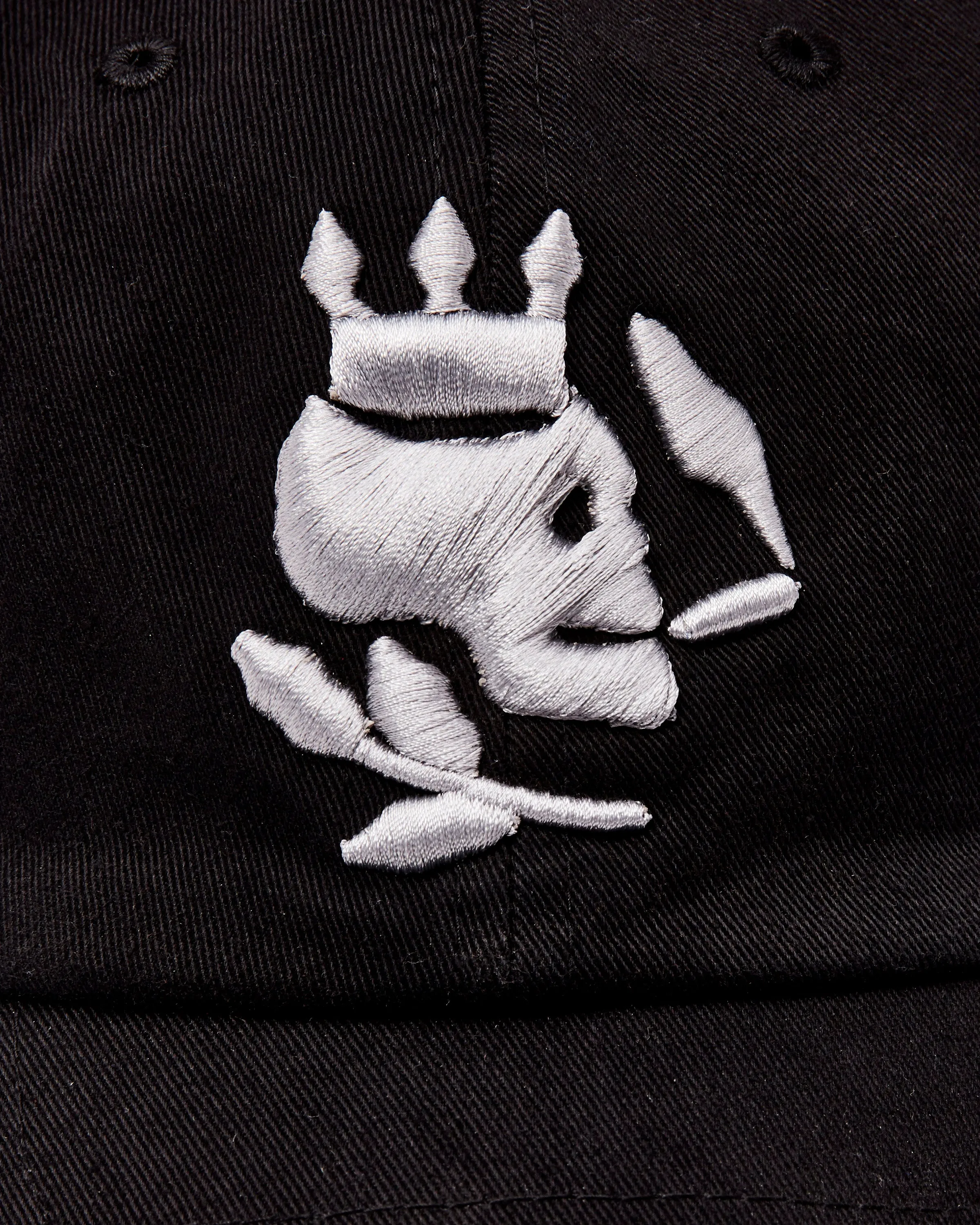 Smoking Skull Cap (Black/Grey)