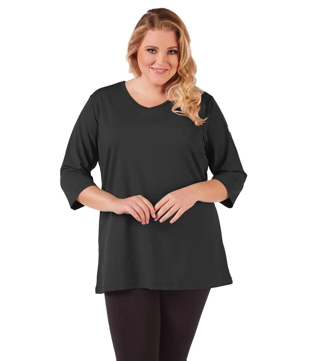 SoftWik® Women's V-Neck Tunic Basic Colors - FINAL SALE