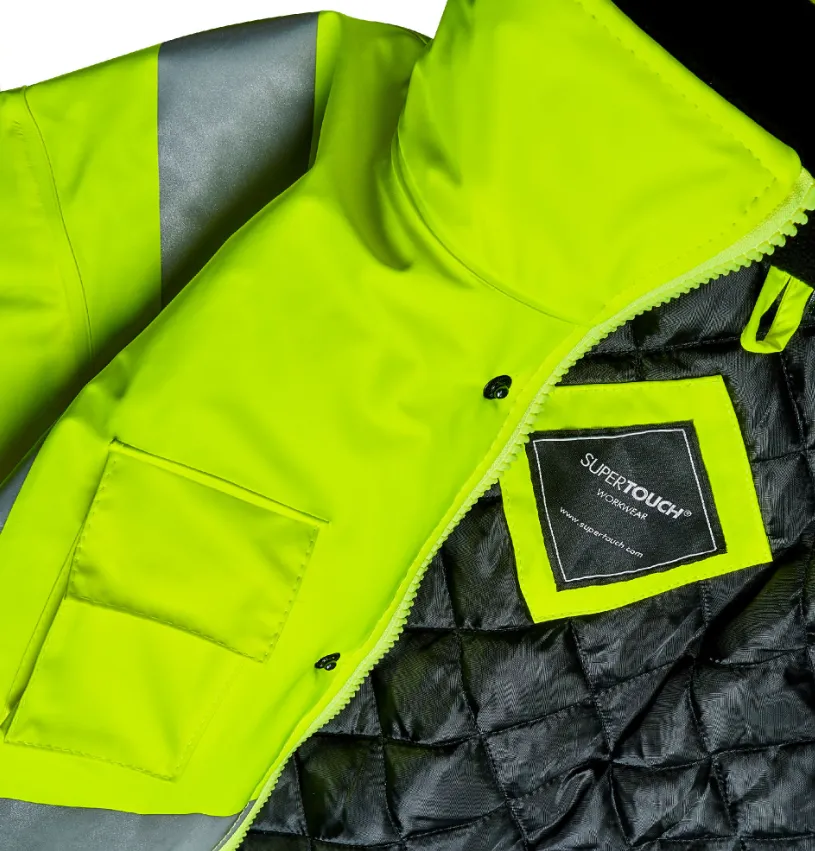 Storm-Flex® Hi Vis Yellow PU Bomber Jacket