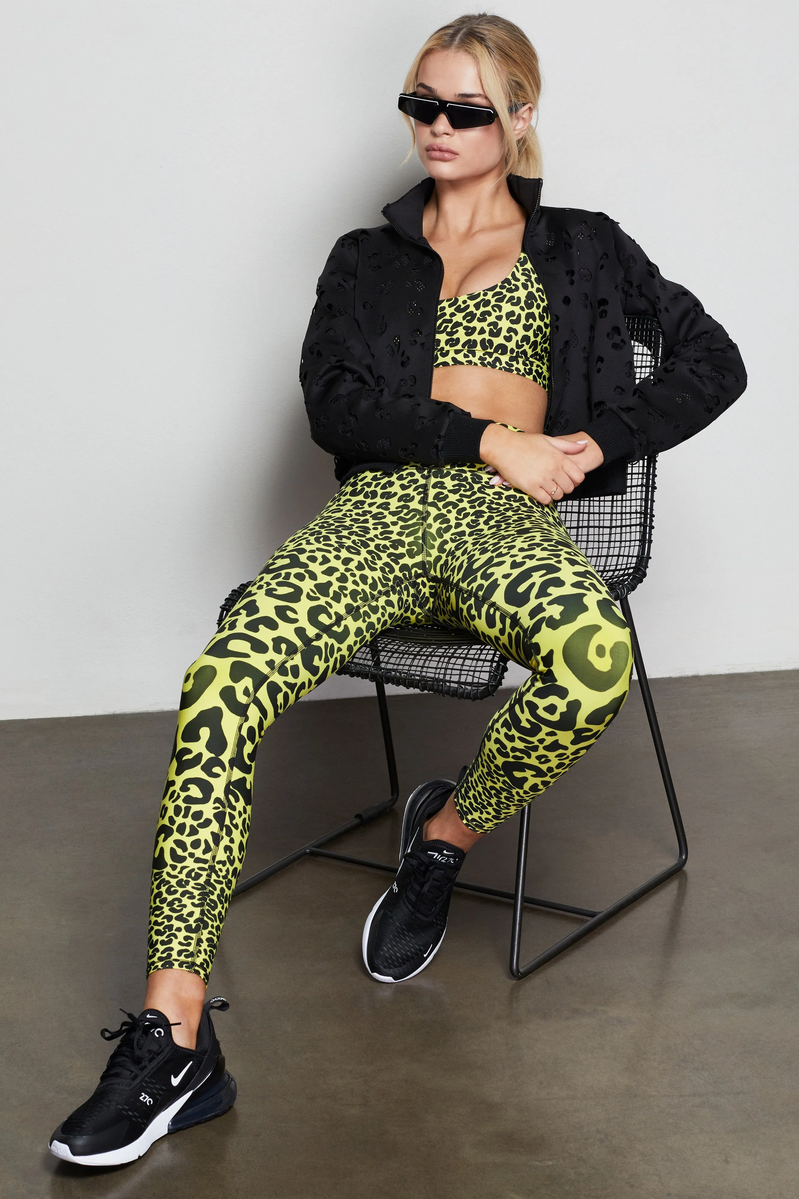 THE CORE STRENGTH LEGGING| SUN BEAM LEOPARD001