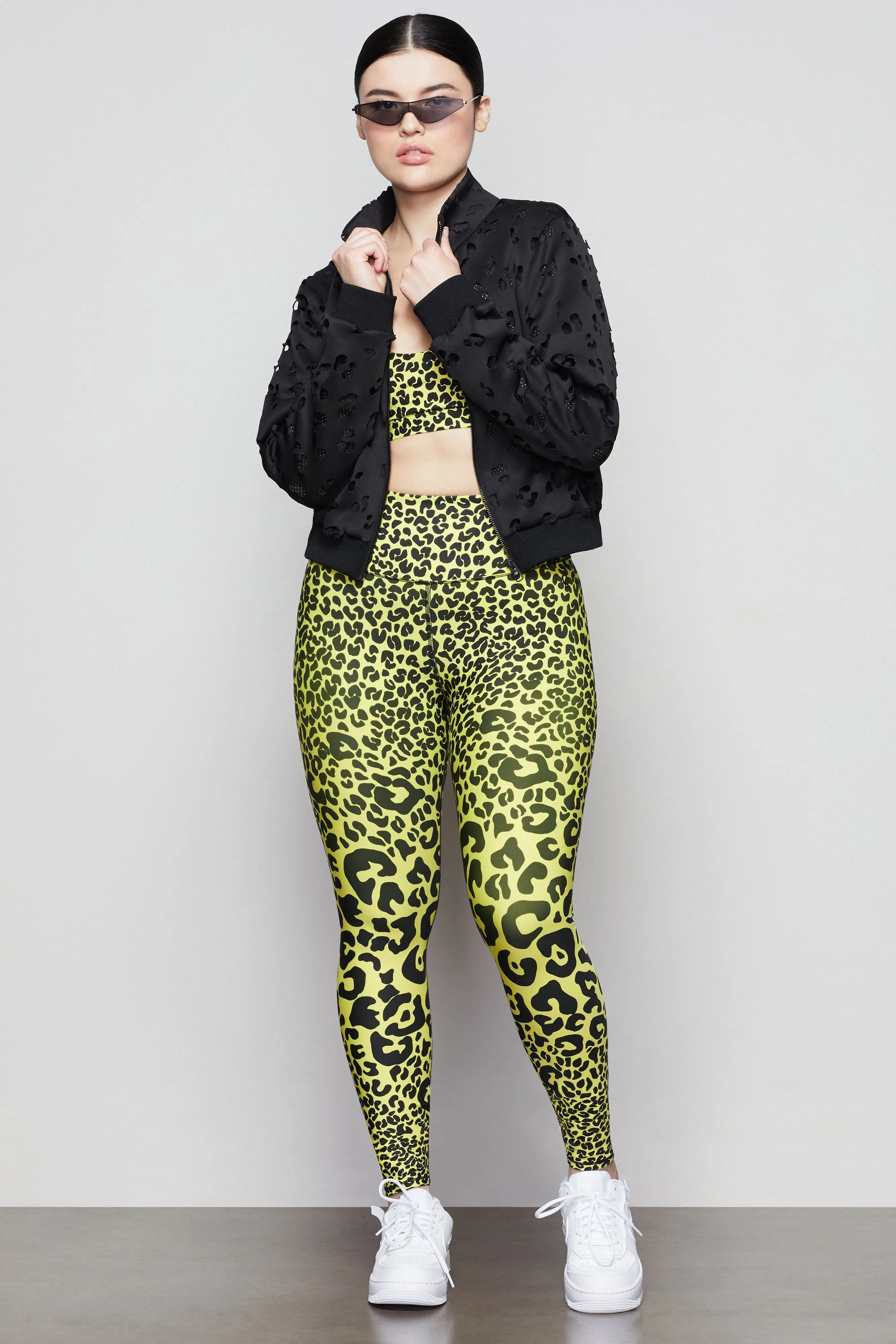 THE CORE STRENGTH LEGGING| SUN BEAM LEOPARD001