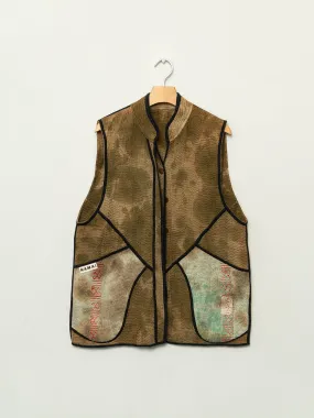 The Ladhiya Quilted Bandhani Kantha Vest