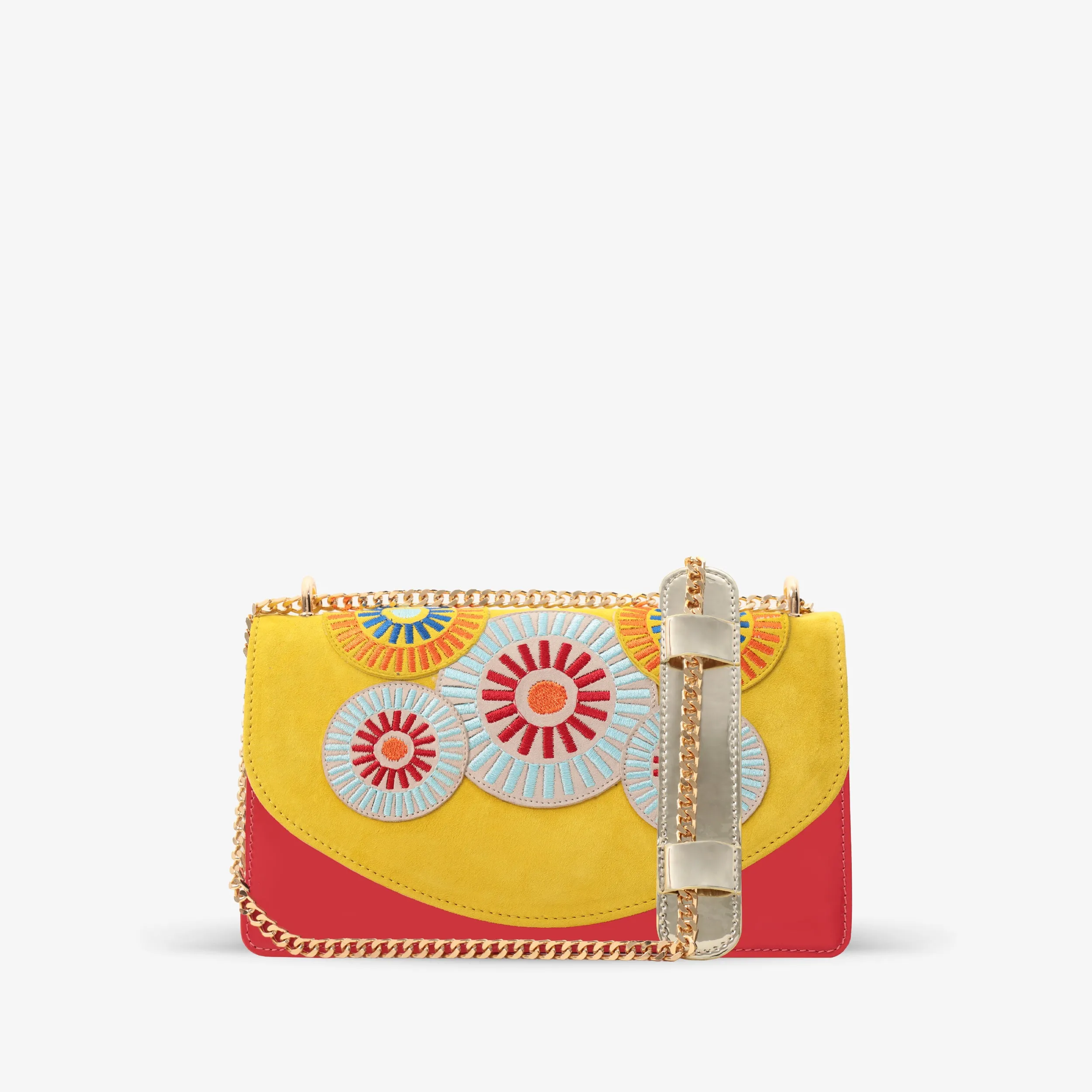 The Parama Yellow Leather Handbag