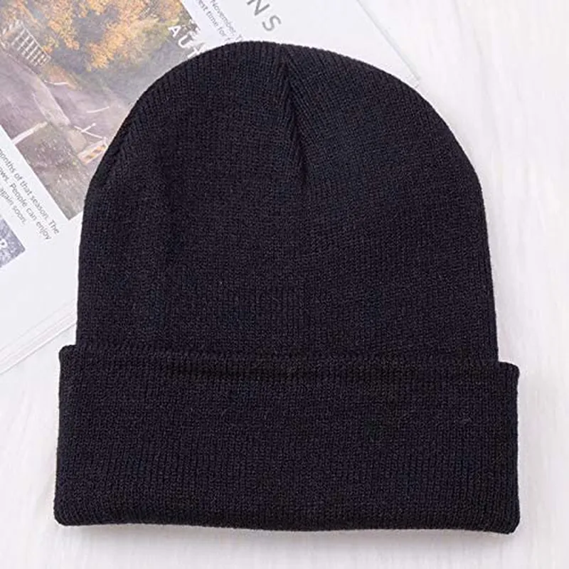 TYONMUJO Unisex Adult Knit Beanie for Men Women Warm Snug Hat Cap