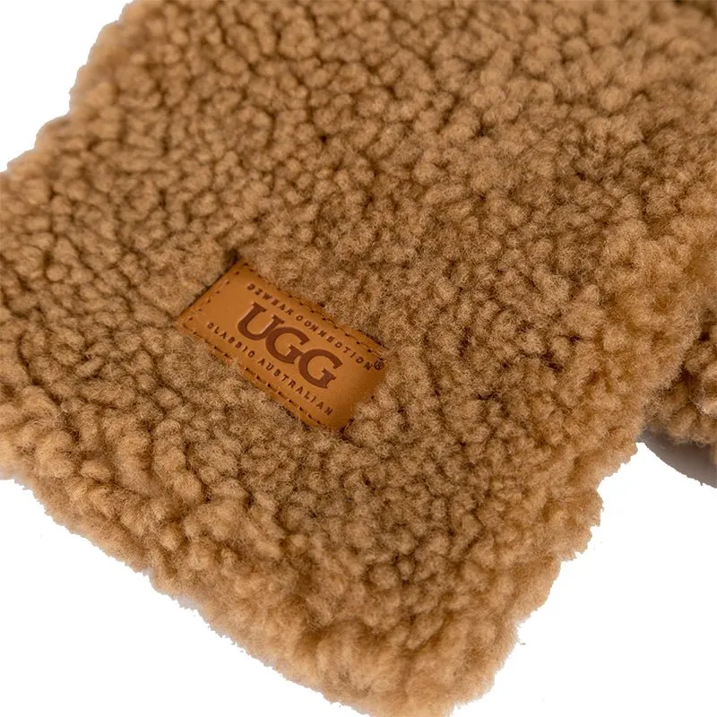 UGG Curly Sheepskin Scarf