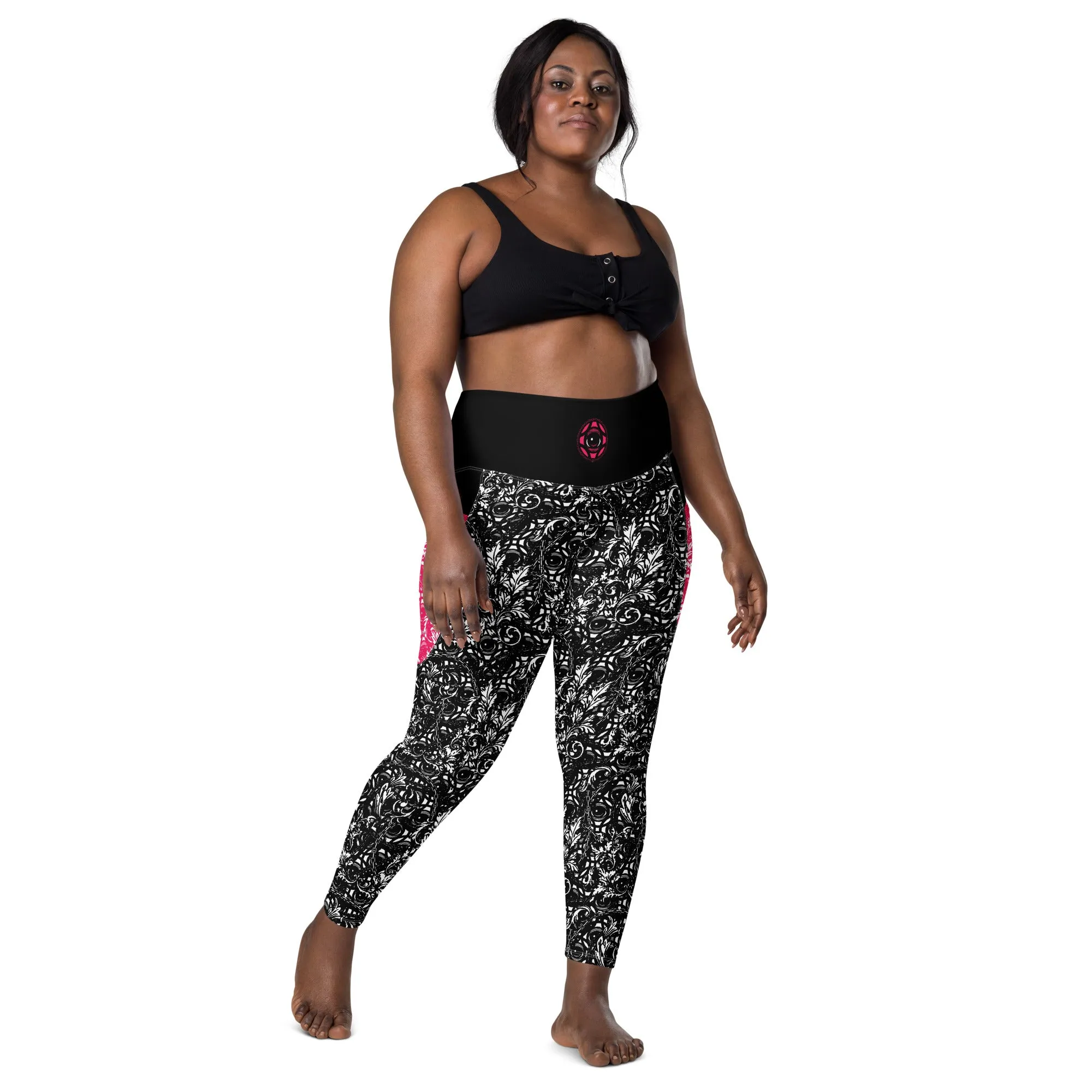 VersacEYEZ Pink Leggings with pockets