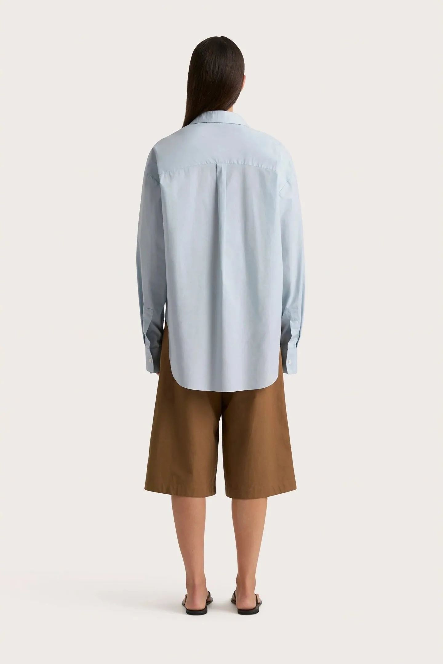 VIESTE OVERSIZED SHIRT - SKY BLUE