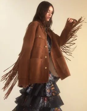 Westward Fringe Suede Jacket